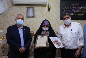 دیدار نوروزی رییس بنیاد شهید و امور ایثارگران با خانواده های شهدای مدافع حرم