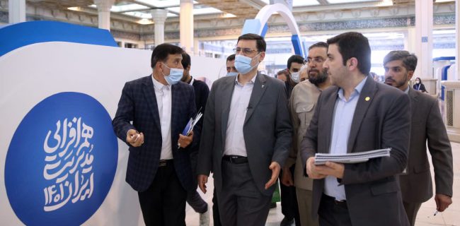 بازدید قاضی‌زاده هاشمی از نخستین نمایشگاه و رویداد «هم‌افزایی مدیریت ایران»